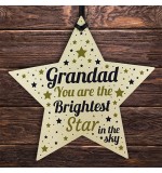 WOODEN STAR - Grandad Brightest Star