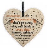WOODEN HEART - 100mm - Robin Those We Love