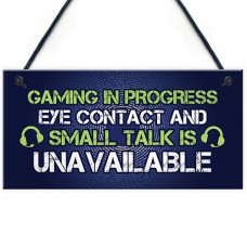FP - 200X100 - Gaming In Progress Unavailable Blue