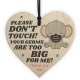 WOODEN HEART - 100mm - Germs Too Big Elephant
