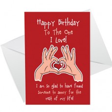 A6 Folded Card P - HB To The One I Love Annoy
