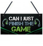 FP - 200X100 - Finish The Game Gaming Futuristic Green