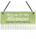 FP - 200X100 - Welcome To My Allotment