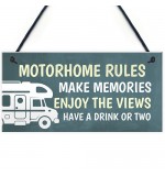 FP - 200X100 - Motorhome Rules Enjoy The Views