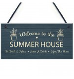 FP - 200X100 - Welcome To Summer House Enjoy View Wooden
