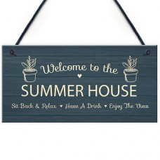 FP - 200X100 - Welcome To Summer House Enjoy View Wooden