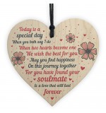 WOODEN HEART - 100mm - Marriage Found Your Soulmate