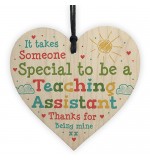 WOODEN HEART - 100mm - My Special Teaching Assistant