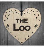 WOODEN HEART - 100mm - The Loo