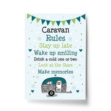 A4 Print - Caravan Rules Stay Up Late