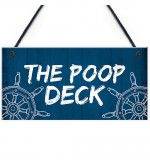 FP - 200X100 - The Poop Deck Blue Nautical