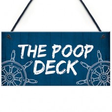 FP - 200X100 - The Poop Deck Blue Nautical