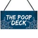 FP - 200X100 - The Poop Deck Blue Nautical