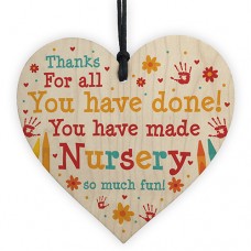 WOODEN HEART - 100mm - So Much Fun At Nursery