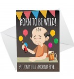 A6 Folded Card P - Born To Be Wild Beer