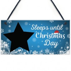 FP - 200X100 - Chalkboard Sleeps Until Christmas Day