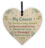 WOODEN HEART - 100mm - Cousin Special Wonderful