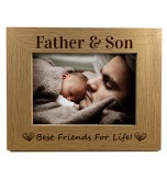 7x5 OF1 L - Father And Son Best Friends For Life Frame