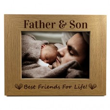 7x5 OF1 L - Father And Son Best Friends For Life Frame