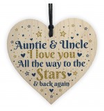 WOODEN HEART - 100mm - Auntie Uncle All The Way To The Stars
