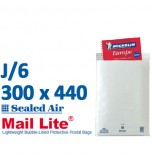 Mail Lite 300 x 470 wht bubbled lined J6 - Box of 50