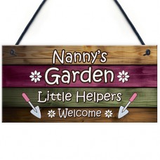 FP - 200X100 - Nannys Garden Little Helpers Welcome Pink Green Brown
