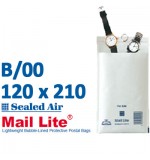 Mail Lite 120 x 210 white bubble lined B00 - Box of 100