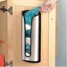 Stainless Steel Carrier Bag Storage Tidy Holder