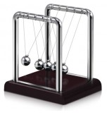 Elegant Newtons Cradle - Red Base