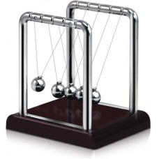 Elegant Newtons Cradle - Red Base