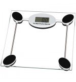 Pharmedics Digital Electronic Bathroom Scales - Max 180KG - Clear Glass