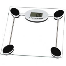 Pharmedics Digital Electronic Bathroom Scales - Max 180KG - Clear Glass