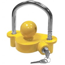 Tow Ball Hitch Lock - Yellow