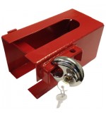 Hitch Lock - RED - Includes Pad Lock