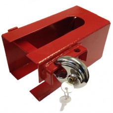 Hitch Lock - RED - Includes Pad Lock