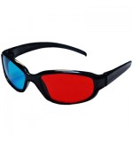 3D Glasses - Black Plastic