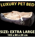 Deluxe Pet Bed - Extra Large (105 x 80 x 20cm)