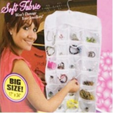 72 Pocket Hanging Jewellery Organiser