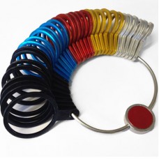 Finger Ring Gauge - Metal (multi-colour) - British Size A-Z+6