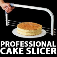 Professional Cake Slicer - Three Cutting Wires