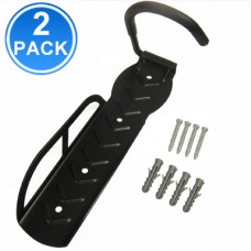 2 Pack of Wall Mounted Bicycle Bike Hooks