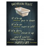 Sumbox Poster and Tube - Bathroom Rules