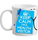 MUG - Keep Calm Im A Health Visitor Gift Mug