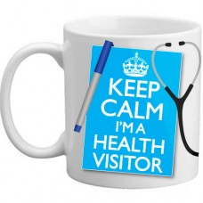 MUG - Keep Calm Im A Health Visitor Gift Mug