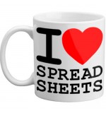 MUG - I Heart Spreadsheets