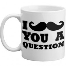 MUG - I Moustache You A Question Mug
