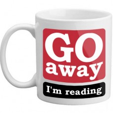 MUG - Go Away Im Reading