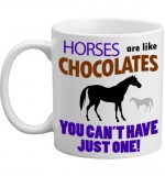 MUG - Horses Are Like Chocolates...
