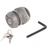 Trailer Hitch Lock - Grey Insertable