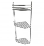 Vita Corner Shower Caddy Shelf Chrome - 3 Tier